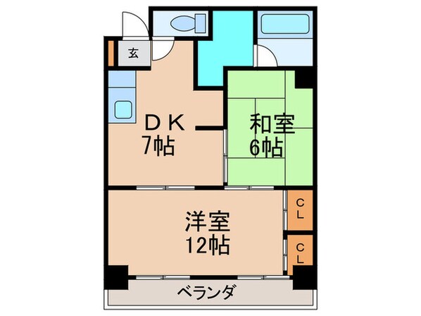 第１１吉川マンションの物件間取画像